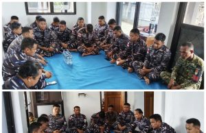 Peduli Sesama, Lanal Nabire Gelar Doa Bersama Untuk Korban Bencana Alam Tanah Longsor.