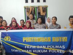 Sat Binmas Polres Nabire Gelar Pertemuan Koordinasi dengan FKPM Kalisemen