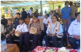 Wujudkan Generasi Emas, Polri Hadirkan Dapur Makan Bergizi Gratis di Pelosok Nabire.
