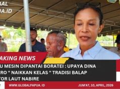 Deru Mesin di Pantai Boratei: Upaya Dina Misiro “Naikkan Kelas” Tradisi Balap Motor Laut Nabire