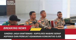 Sinergi Jaga Kamtibmas: Kapolres Nabire Serap Aspirasi dan Perkuat Keamanan Komunitas Ojek