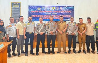 Rakor KTL Polres Nabire Sepakati Jalan Pepera–Merdeka sebagai Kawasan Tertib Lalu Lintas