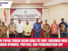 Pemprov Papua Tengah Resmi Buka ToT MRP, Gubernur Meki Tekankan Afirmasi, Proteksi, dan Pemberdayaan OAP