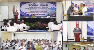 Pemprov Papua Tengah Sosialisasikan UU ASN, Gubernur Meki Tekankan ASN Berakhlak dan Berintegritas