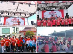 Semarak HUT Ke-81 RI di Nabire, Alanthino Wiay : Bukti Pemerintah Hadir Melayani Warga Papua Tengah