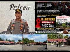 Jelang Aksi Demo Damai Simapitowa di Nabire, Kapolres Tatiratu Imbau Masyarakat Beraktivitas Seperti Biasa