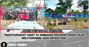 Soroti Konflik dan Operasi Militer di Hari Masyarakat Adat, Ando Douw : “Tanah Papua Milik Masyarakat Adat!”