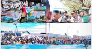 Aksi Damai Simapitowa Tuntut DPR Papua Tengah Desak TNI Cabut Papan Batas Wilayah di KM 95 dan KM 102
