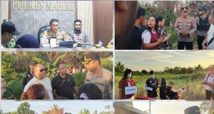 45 Reka Adegan Kasus Waroki, AKBP Tatiratu Tegaskan Kasus Diusut Secara Transparan dan Masyarakat Diimbau Bijak Bersosial Media