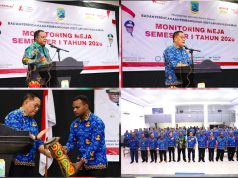 Monitoring Evaluasi APBD Papua Tengah, Gubernur Meki : Minta Percepat Pengadaan Barang dan Jasa