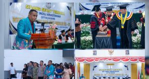 Wisuda STTIA Nabire, Pemprov Papua Tengah Dorong Pembangunan Karakter SDM