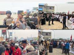 Polres Nabire Pastikan Aksi Unjuk Rasa Pelajar Tolak MBG Berjalan Aman dan Kondusif