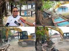 Pemkab Nabire Bongkar Pagar Lama dan Panggung Taman Gizi, Siapkan Kawasan Wisata Kuliner Terpadu